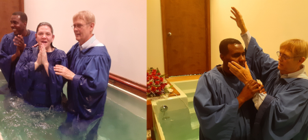 2 Baptisms on the Sabbath of Dec 31st 2022. 